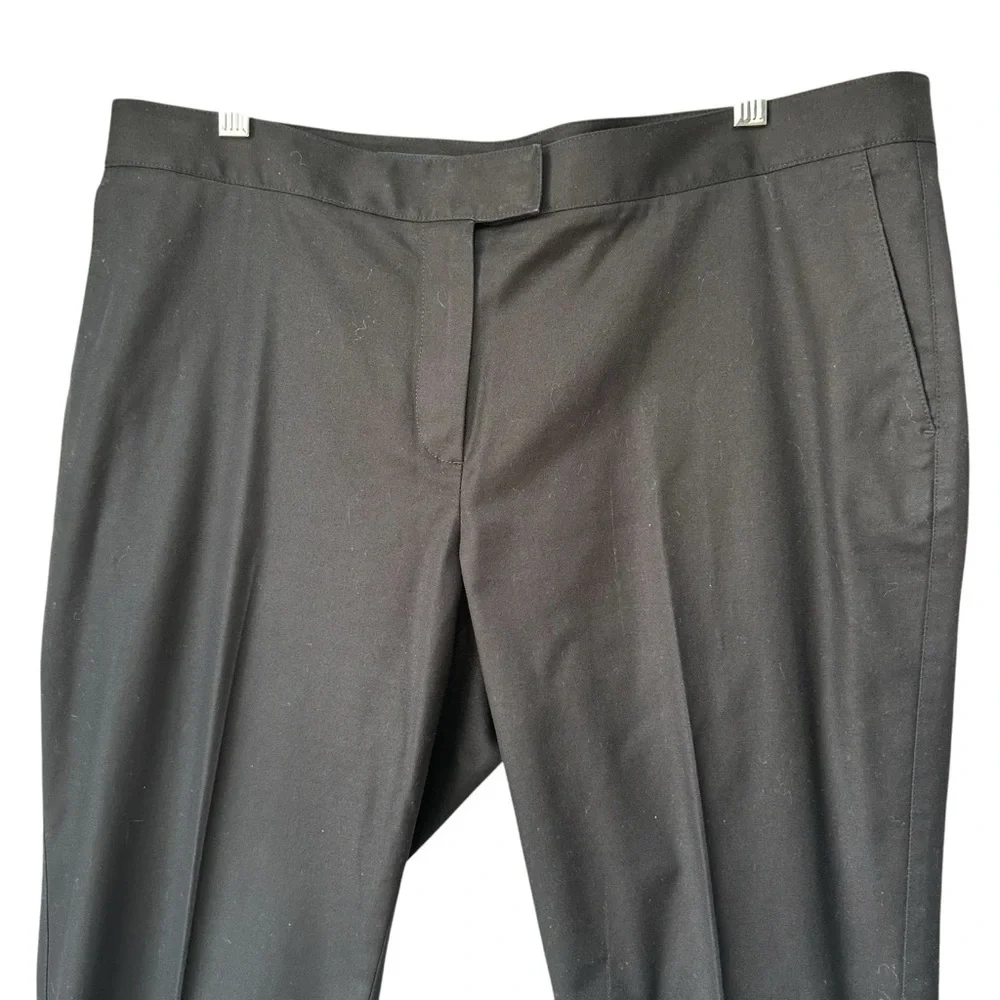 Brooks Brothers Women's Advantage Chino Stretch Pants, Black, 14
